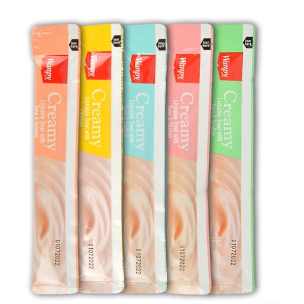 Wanpy Creamy Treat Single Stick 14gm (Mixed Flavour)