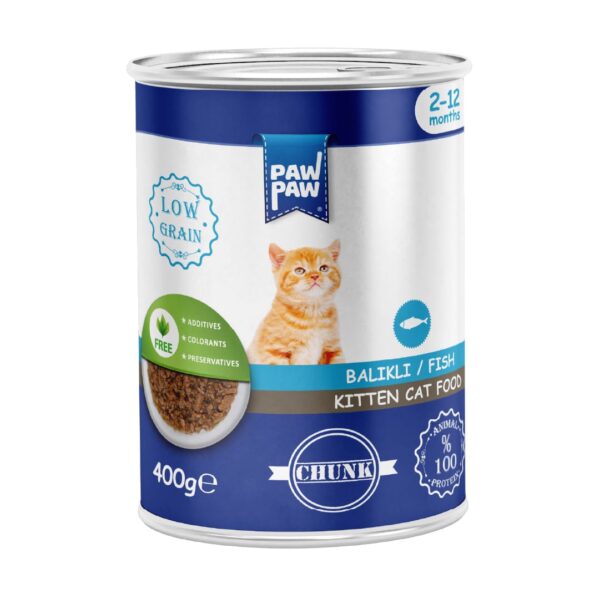 Paw Paw Kitten Can Fish 400gm